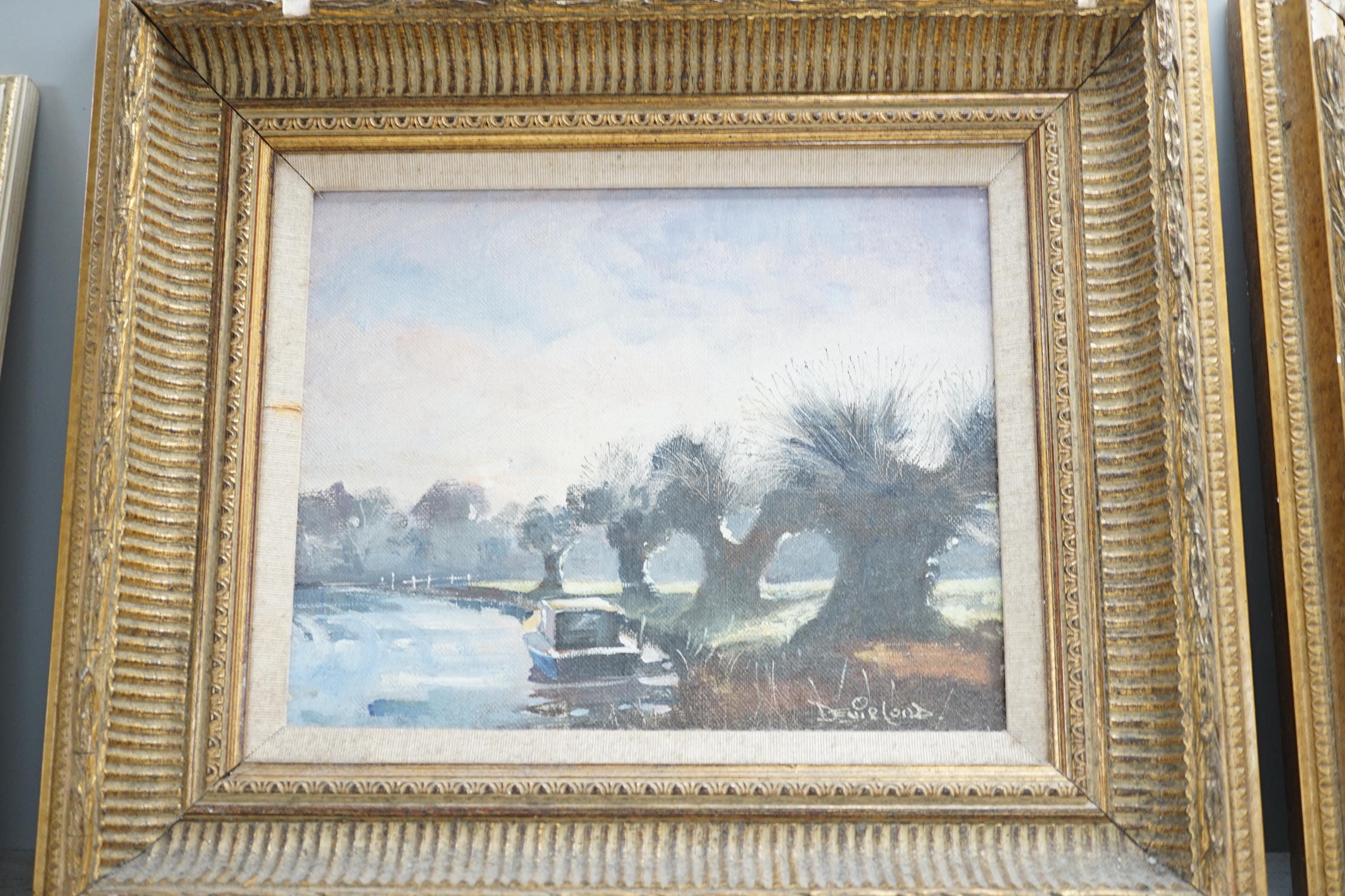 Denis Lord, pair of oils on canvas, Norfolk scenes, signed, 19 x 24cm